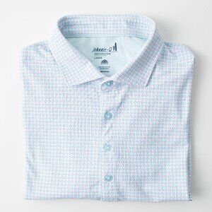 Johnnie-O Performance Polo Men's Large Short Sleeve Shirt